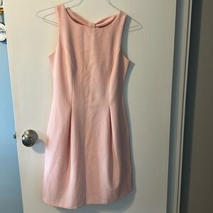 Vince Camuto Light Pink bow tie dress. Size 2